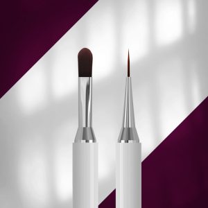 Dvostrani kistić za gel/liner staleks exclusive 11 mm