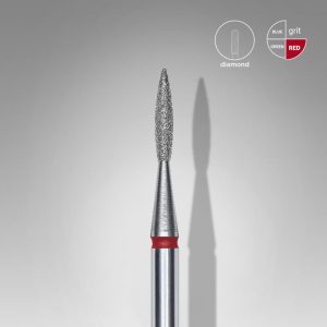 Dijamantni nastavak staleks Pointed red flame 1,6/8 mm